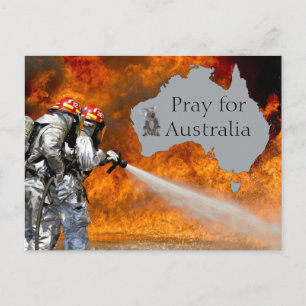 Carte Postale Priez pour l'Australie