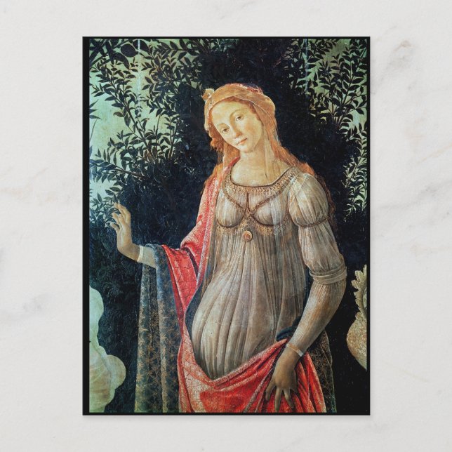 Carte Postale Primavera, détail de Vénus, c.1478 (Devant)