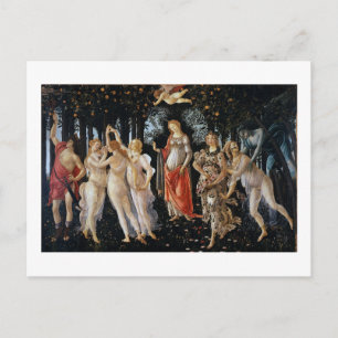 Carte Postale Primavera, Sandro Botticelli, 1482