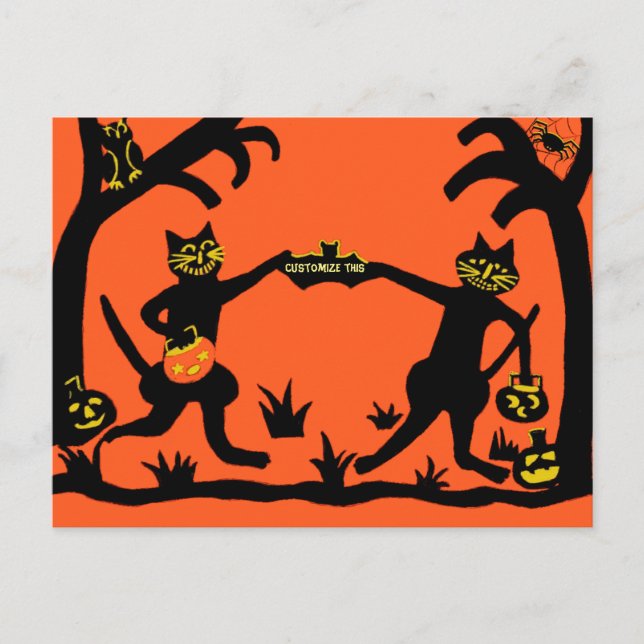 Carte postale Primitive Halloween (Devant)