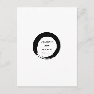 Carte Postale Primum Non Nocere