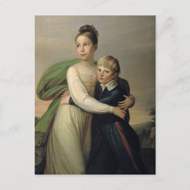 Carte Postale Prince Albrecht et Princesse Louise, vers 1817 (Devant)