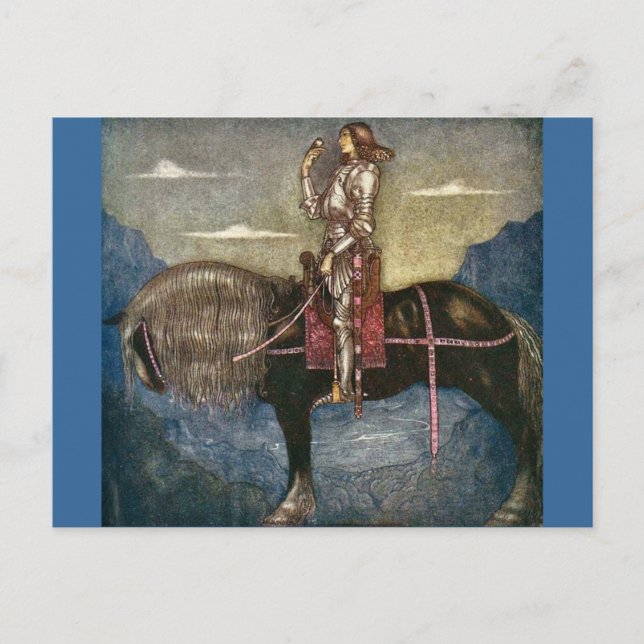 Carte Postale Prince avec oiseau (Devant)