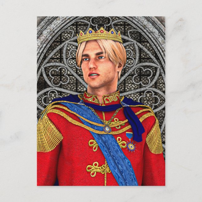 Carte Postale Prince de Conte de Fées (Devant)