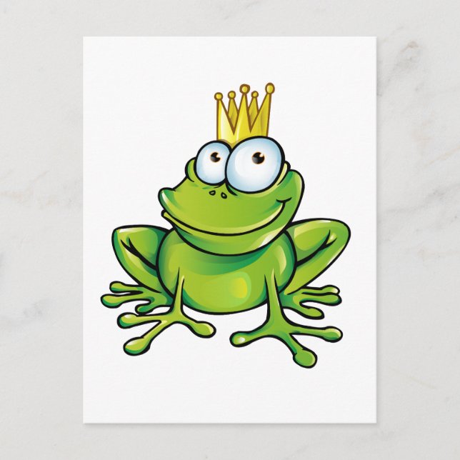 Carte Postale prince de grenouille (Devant)