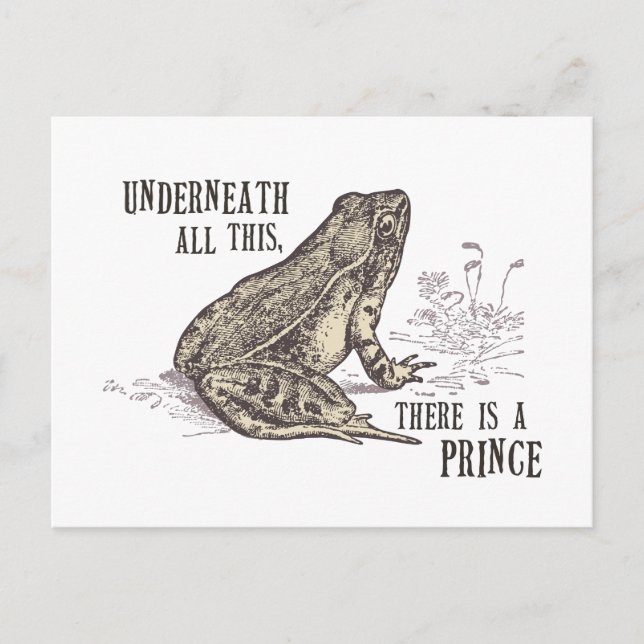 Carte Postale Prince de grenouille (Devant)