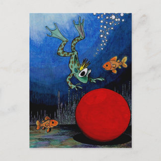 Carte Postale Prince de grenouille