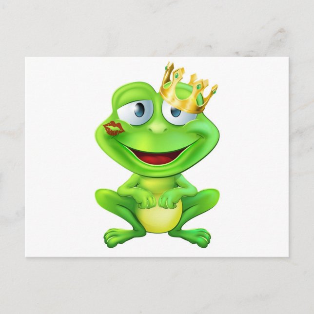 Carte Postale Prince de grenouille baisé (Devant)