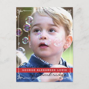 Carte Postale Prince George de Cambridge