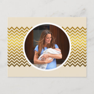 Carte Postale Prince George Royal Baby