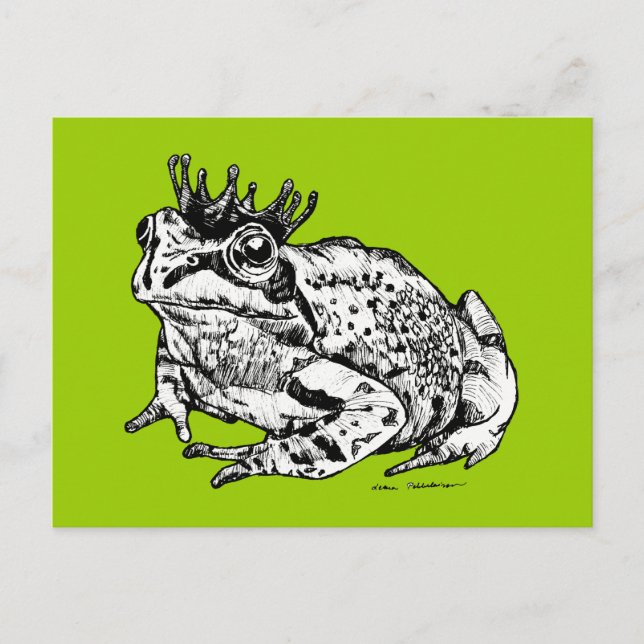 Carte Postale Prince grenouille (Devant)