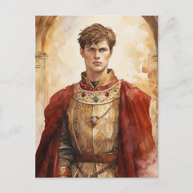 Carte Postale Prince médiéval (Devant)