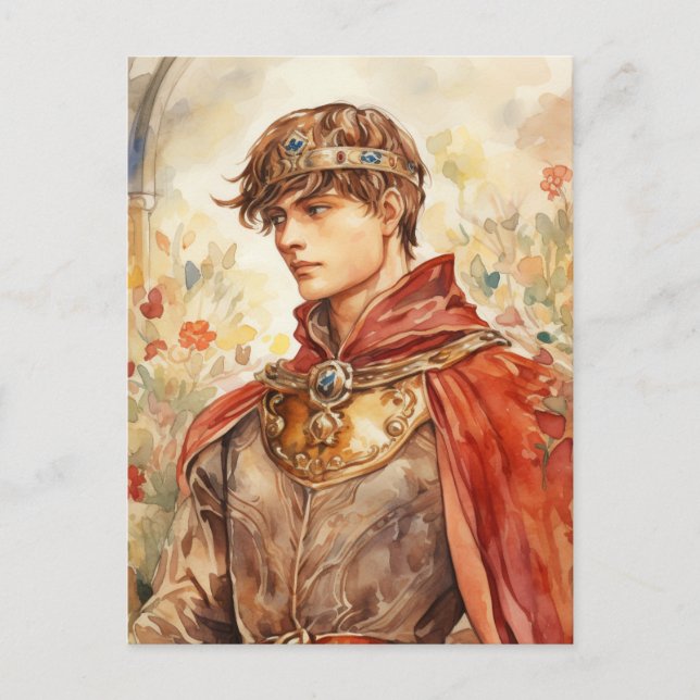 Carte Postale Prince médiéval (Devant)