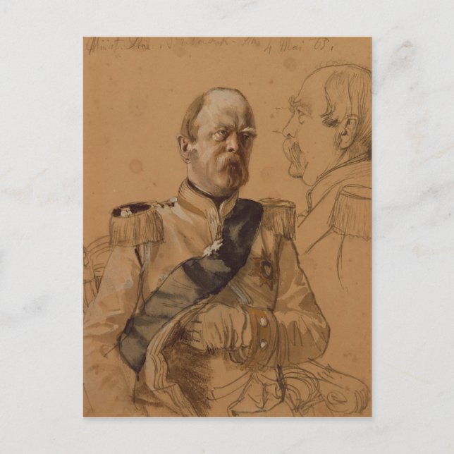 Carte Postale Prince Otto von Bismarck (Devant)
