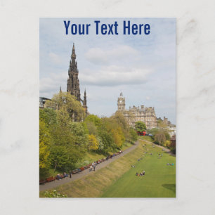 Carte Postale Princes Street Gardens, Édimbourg, Écosse