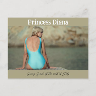 Carte Postale Princess Diana Iconic Image Diving Board