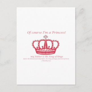Carte Postale Princesse
