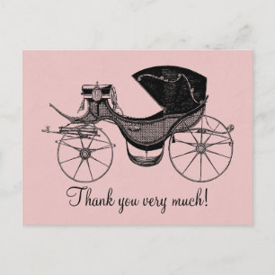 Carte Postale Princesse Baby shower Merci