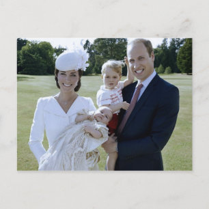 Carte Postale Princesse Charlotte baptême juillet 2015 stylisé
