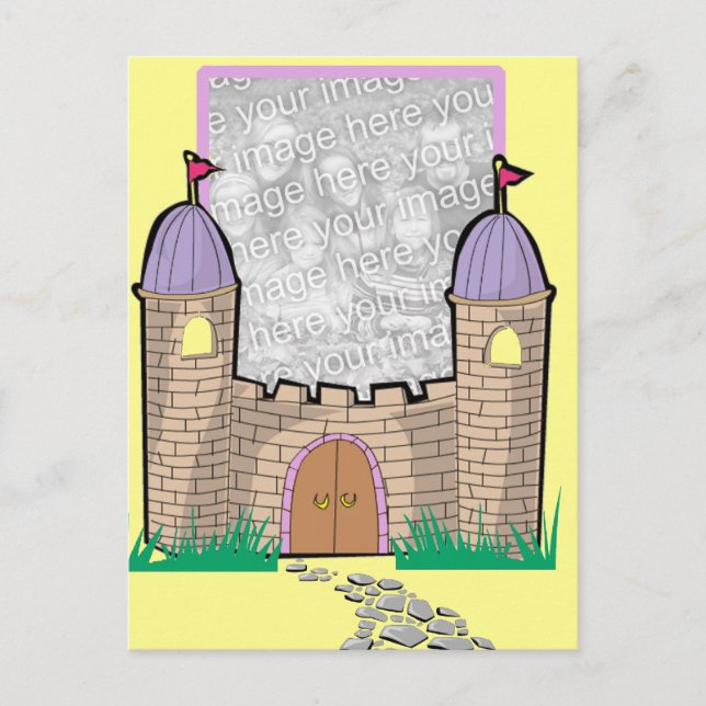 Carte Postale Princesse dans son propre château ! (Devant)
