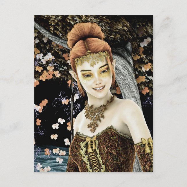Carte Postale Princesse d'Automne (Devant)