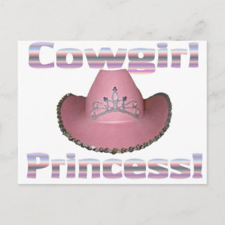 Carte Postale princesse de cowgirl