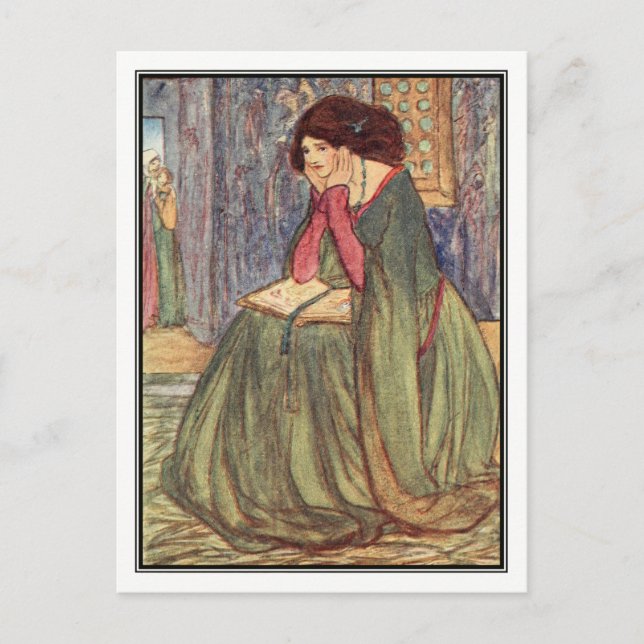 Carte Postale Princesse en pleurs par Florence Harrison (Devant)