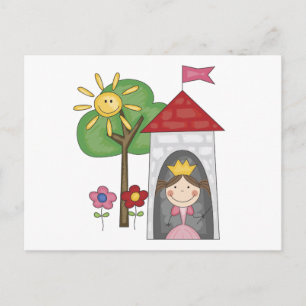 Carte Postale Princesse en T-shirts et cadeaux de tour