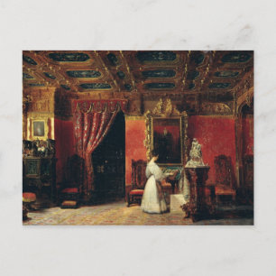 Carte Postale Princesse Marie d'Orléans dans son Studio gothique