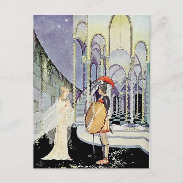 Carte Postale Princesse Rosette et soldat (Devant)