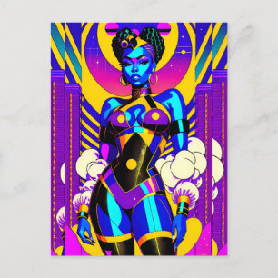 Carte Postale Princesse sur le pinceau - Ken Gage Art