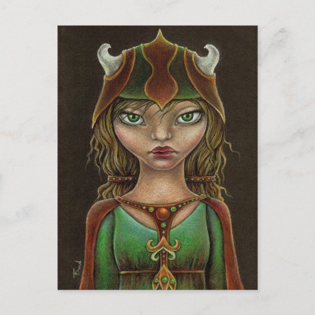 Carte Postale princesse viking (Devant)