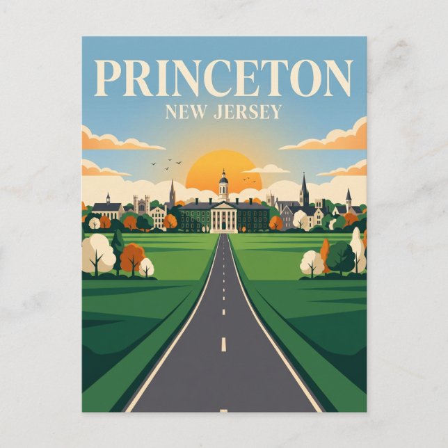Carte Postale Princeton New Jersey (Devant)