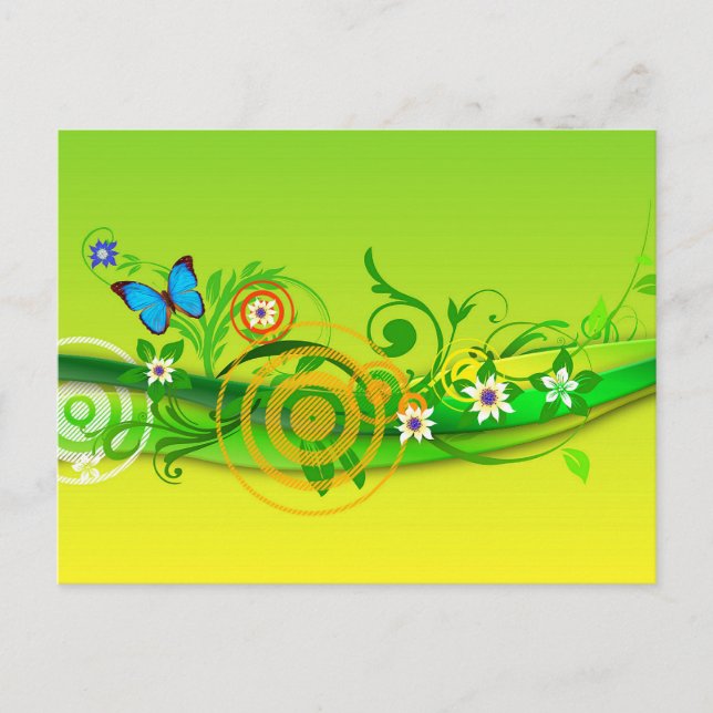 Carte postale Printemps (Devant)