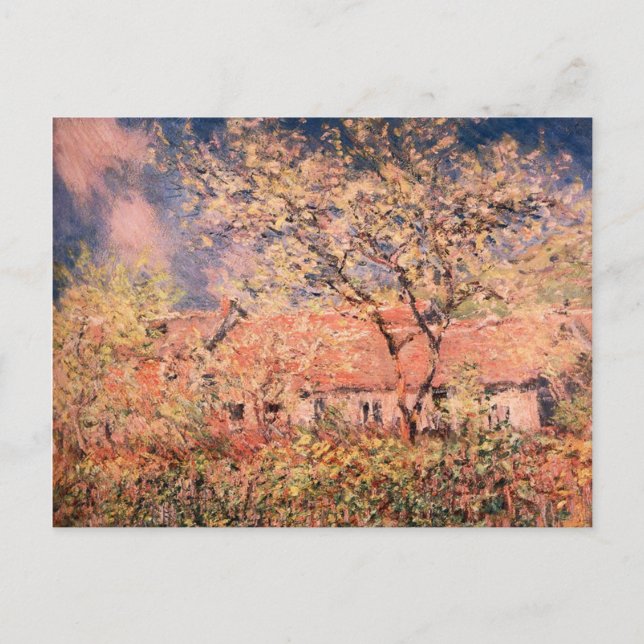 Carte Postale Printemps à Giverny par Claude Monet (Devant)