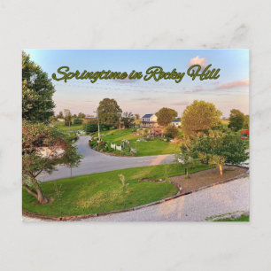 Carte Postale Printemps à Rocky Hill
