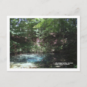 Carte Postale Printemps bleu à Red Clay, Tennessee