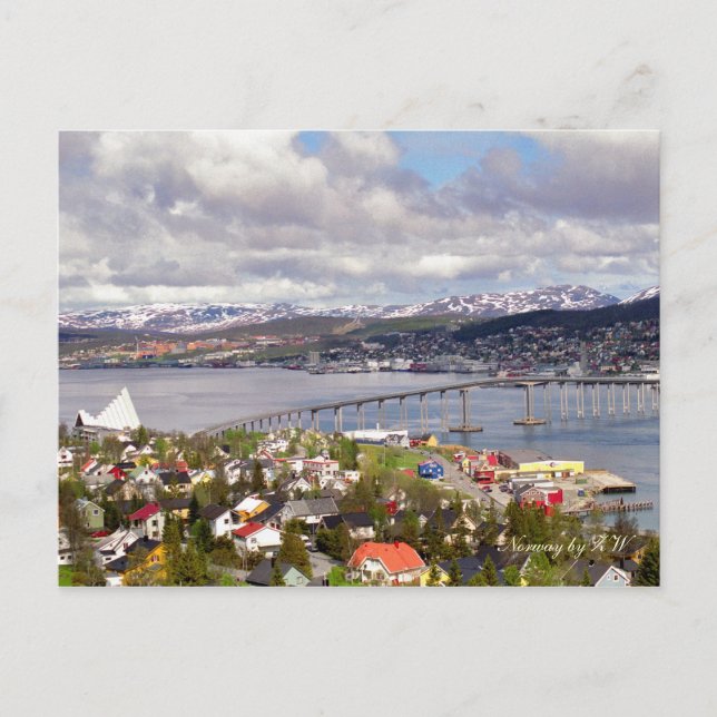 Carte postale Printemps dans le Nord (Devant)