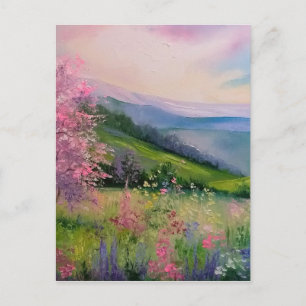 Carte Postale Printemps dans les Carpates