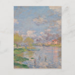 Carte Postale Printemps de la Seine par Monet Impressionniste<br><div class="desc">Peinture impressionniste du paysage par Claude Monet - Chefs-d'oeuvre classique - Claude Monet Impressionniste série - Printemps de la Seine</div>