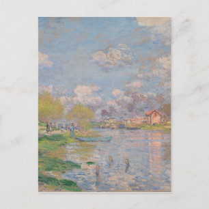 Carte Postale Printemps sur la Seine par Monet Impressionniste