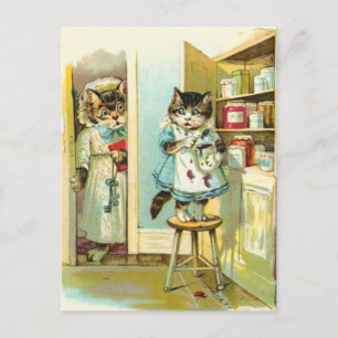 Carte Postale Pris dans la loi