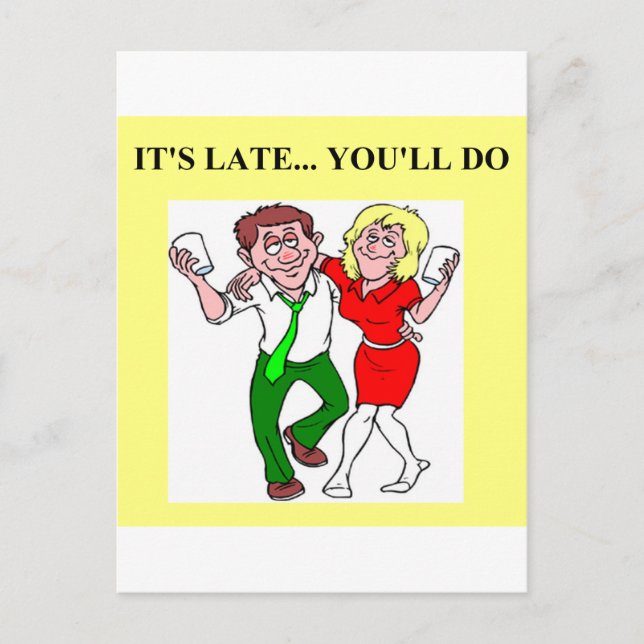 Carte Postale prise de boisson (Devant)