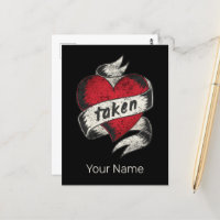 Prise Et Amoureuse Vintage Tatouage Coeur De Fianç