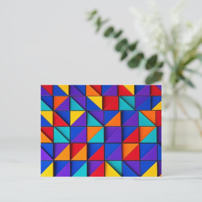 Carte Postale Prism Tile (Debout devant)