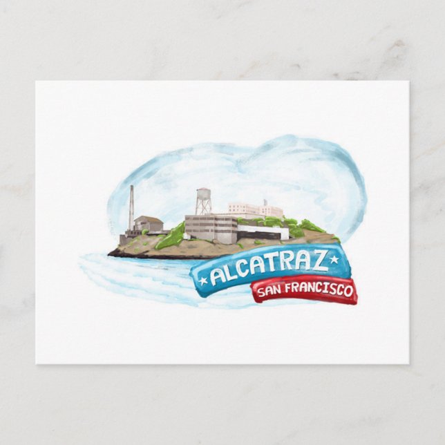 Carte Postale Prison d'Alcatraz San Francisco (Devant)