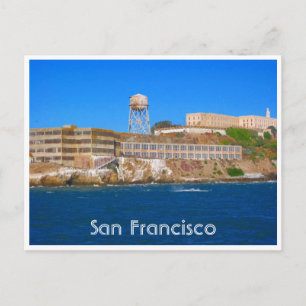 Carte Postale prison de l'île d'alcatraz