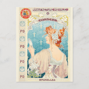 Carte Postale Privat Livemont - Real Manufacture de Corsets