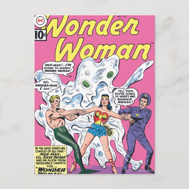 Carte Postale Prix de bataille Wonder Woman (Devant)