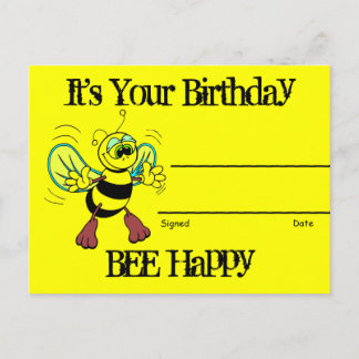 Carte Postale Prix de reconnaissance d'anniversaire